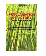 Proclamation Of Victory - Bình Ngô Đại Cáo (Anh - Việt - Trung)
