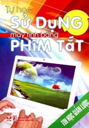 Tin học sử dụng máy tính bằng phím tắt - Tin học giảm lược