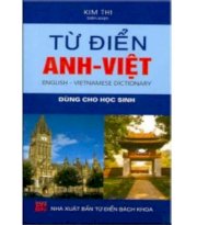 Từ điển Anh - Việt (dùng cho học sinh)