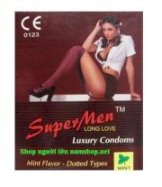  bao cao su Super men Luxury Condoms 