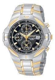 Seiko Men's SNAA02 Alarm Chronograph Watch