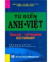 Từ điển Anh Việt - The Best Seller
