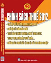 Chính sách thuế 2012 song ngữ Anh Việt