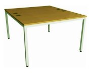 TT1214-MEL18F-MB bàn làm việc chân sắt,mặt gỗ nội thất fami 