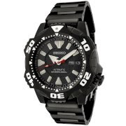 Seiko Men's SKZ285 Automatic Black Dial Black Ion-Plated Stainless Steel Watch