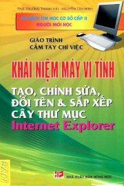 Tủ sách tin học: Khái niệm máy vi tính - Tạo chỉnh sửa, đổi tên và sắp xếp cây thư mục Internet Explorer