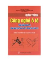 Giáo trình công nghệ ô tô - phần chẩn đoán ô tô công nghệ phục hồi chi tiết trong sửa chữa ô tô