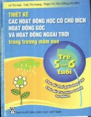 Thiết kế 5 - 6 tuổi chủ đề thế giới thực vật