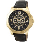 JBW Men's J6254LD Royale Multi-Function Gold-Plated Diamond Watch