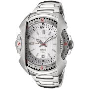 Seiko Men's SNQ087 Perpetual Calendar Silver Dial Stainless Steel Watch