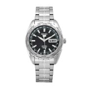 Seiko Men's SNZG53 Sports Stainless-Steel World Time Automatic Watch