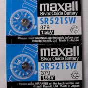 Pin Maxell silver oxide SR521SW-1.55V