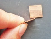 Phiến đồng lót chip 15x15x1.2mm (giải nhiệt chipset sau khi làm chip)