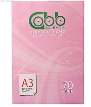 Giấy bãi bằng A3 DL 70gsm vỏ hồng