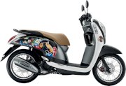 Honda Scoopy i 2013 ( Trắng Đen )