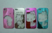 Ốp lưng mèo Kitty trong suốt cho iphone 4 / iphone 4S VO15
