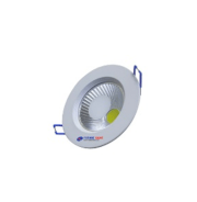 Đèn Led âm trần kính tròn mờ - viền nhựa trắng DMD15T