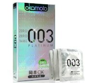 Bao cao su Nhật Bản siêu mỏng Platinum Okamoko 