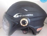 Mũ bảo hiểm liền GRS 760 W đen kính - CKG5