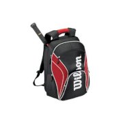 Wilson Federer Tennis Backpack Red and Black