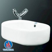  Chậu đặt tủ hoặc trên mặt bàn đá Viglacera V22