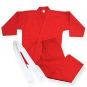 Karate Uniforms 8oz traditional Martial arts Kids and Adults sizes Karate Gi Red