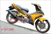 Decal trang trí xe máy Yamaha Exciter K3126