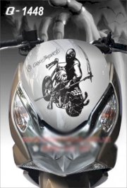 Decal trang trí mặt nạ xe máy Honda PCX Q1448