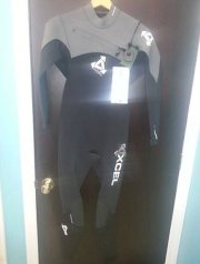 Xcel 3/2 Infiniti Comp X Zip2 Full Wetsuit Size M & L 