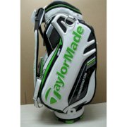 New TaylorMade Japan Staff Caddie Cart Golf Bag - TM Core White Color