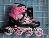 Giầy trượt patin longfeng 906 màu tím hồng