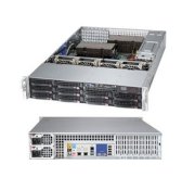 Server SuperServer 6027AX-72RF-HFT2 2U (Intel Xeon E5-2643 3.30GHz, RAM Up to 512GB, HDD 8x Hot-swap 3.5, Power 1280W, Không kèm màn hình)