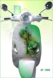 Decal trang trí xe máy Piaggio Vespa Q1006