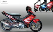 Decal trang trí xe máy Yamaha Exciter 2012 K4007