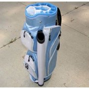 Ladies Baby Blue/White Cart Golf Bag Womans Full Length Divider