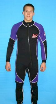 Wetsuit 7MM 4XL Mens Full Purple and Black Scuba Surf Snorkel Dive 8802