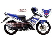 Decal trang trí xe máy Yamaha Exciter Semakin Di Depan v.02 K3020