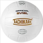 Tachikara SV18L Leather Competition Volleyball White