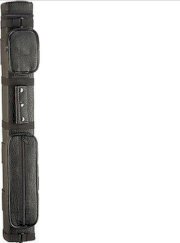 Pro Series PR4ANL Traditional 2x4 Leatherette Oval Pool Cue Case - Black