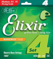 Elixir Bass Guitar NanoWeb 14087