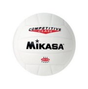 Mikasa Competitive Class Indoor Volleyball, Synthetic Leather Ball-White