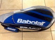 Babolat 12 Pack Racquet Bag, blue, black, gray, & white