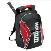 Wilson Federer Tennis Backpack Red and Black