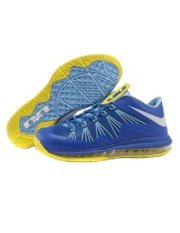 Giày Nike Lebron 10 low xanh