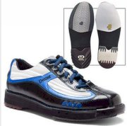 New Mens Dexter SST 8 Black/Silver/Blue Bowling Shoes Universal Soles RH LH