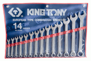 Bộ cờ lê vòng miệng 14 cái từ 10-32 KingTony 1214MR