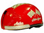 Mũ bảo hiểm cao cấp ASIA 105KA Đỏ - Tem cờ vàng