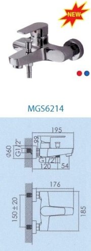 Vòi sen tắm nóng lạnh Megasun MGS6214