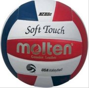 Molten IV58L-3-HS Soft Touch USAV Official NFHS Approved Volleyball