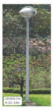 Cột đèn trang trí sân vườn thân sắt Slighting C01/SV4-1/14